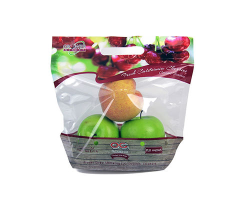 Borsa d'imballaggio trasparente d'imballaggio portatile laminata di verdura e della frutta fresca VMPET