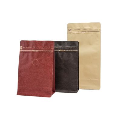 tè a chiusura lampo del caffè di 70gm 100gm che imballa le borse di caffè della carta kraft del film di rotolo di Mylar