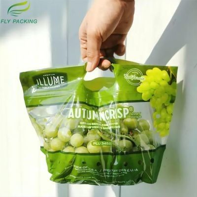 Imballaggio biodegradabile degli ortaggi freschi a chiusura lampo risigillabili per la frutta e le verdure